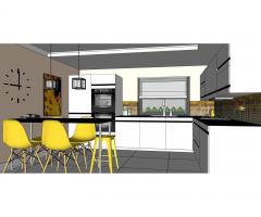 Projektowanie i aranżacja kuchni,łazienki -projekt koncepcyjny. Tanio i szybko!