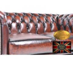 Chesterfield sofa b2 os Brighton originalan skorzana  braz