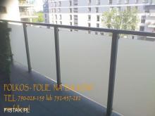 Folia na balkon Warszawa -Oklejanie szyb balkonowych -Folkos folie okienne