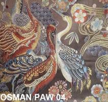Osman Paw, tkanina obiciowa, żakardowa