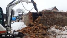 wyburzenia rozbiórki burzenie gruz koparka wywóz koparka Olsztyn