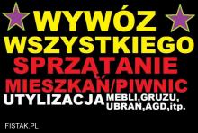 Utylizacja Kraków! Wywozimy wszystko!!!