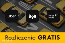 Rozliczenie GRATIS dla Kierowców Uber, Bolt, Freenow - Warszawa