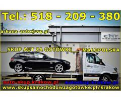 AUTO SKUP Kraków PŁACIMY NAJWIĘCEJ 518 209 380 Skup Aut za gotówkę!