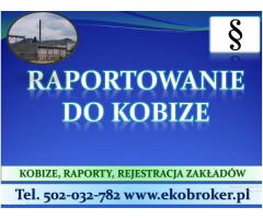 Założenie konta w bazie Kobize, cena tel. 502-032-782. Wykonanie raportu.2017,2018, Rzeszów